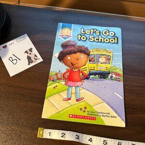 5/$20 Let's Go to school ready to read paperback book